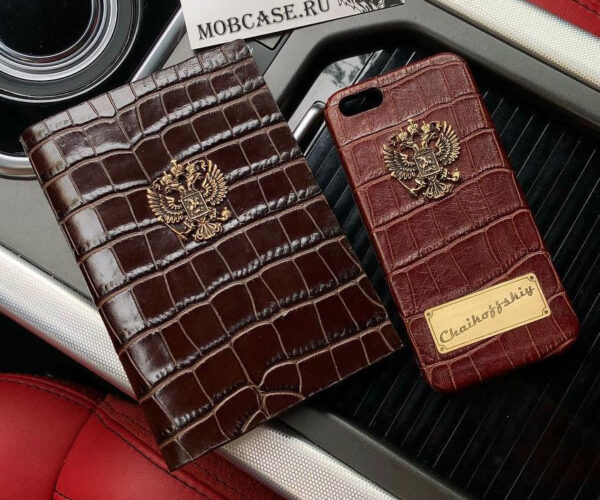 Эксклюзивный чехол, кожаный, коричневый Mobcase 511 для iPhone 8 Plus