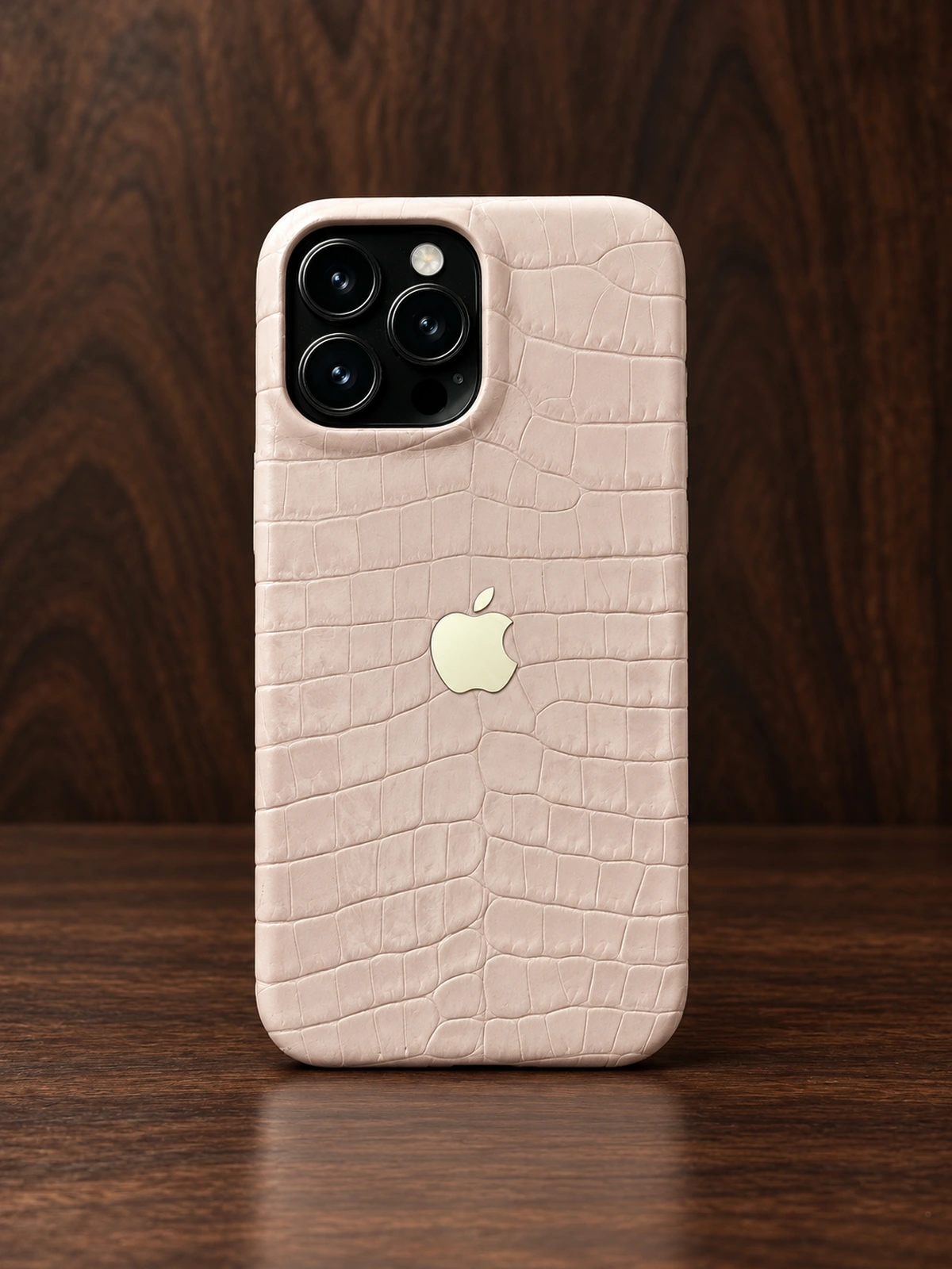 Купить Кожаный чехол с логотипом Apple Mobcase 1715 — заказать в ателье премиальных аксессуаров Мобкейс