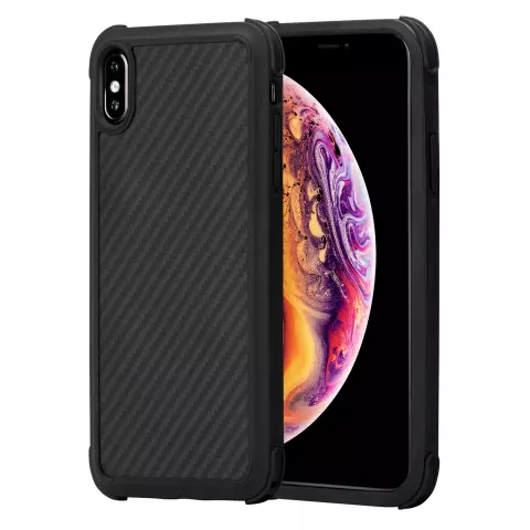 Чехол Pitaka MagCase Pro, карбоновый, чёрный для iPhone XS