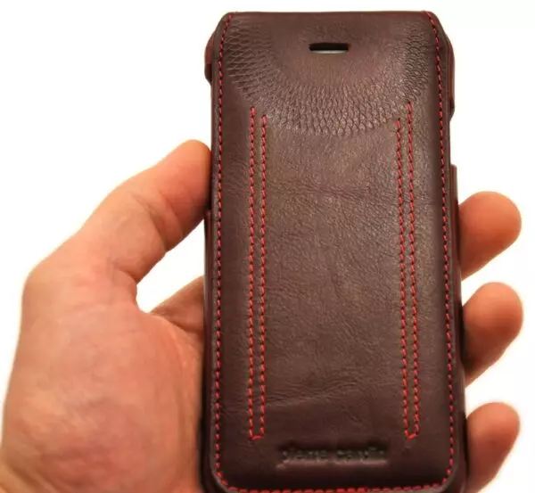 Чехол раскладушка, кожаный Pierre Cardin flip red для iPhone 8, красный
