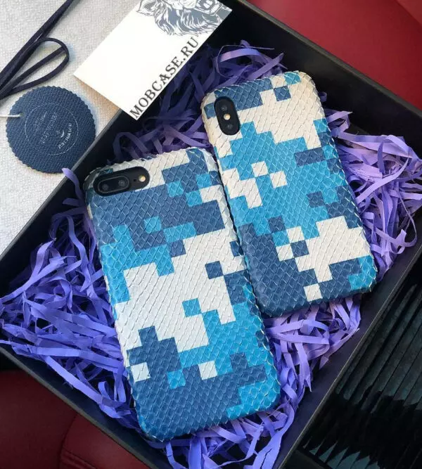 Дорогой, лимитированный чехол из натуральной кожи Питона, Mobcase 707 для iPhone 7, 8, 7 Plus, 8 Plus, X, XS, XSMAX, XR