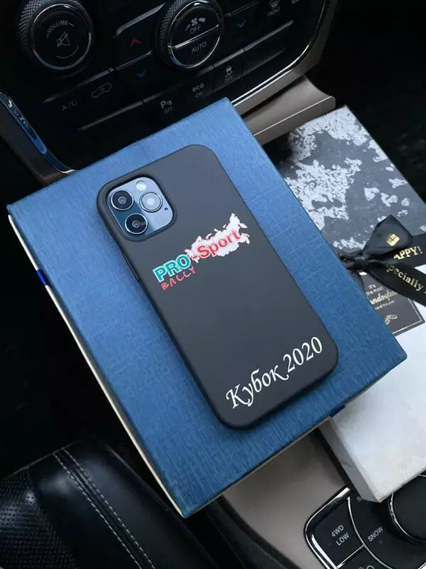 Эксклюзивный чёрный чехол с объёмным логотипом ProSport Mobcase 1352