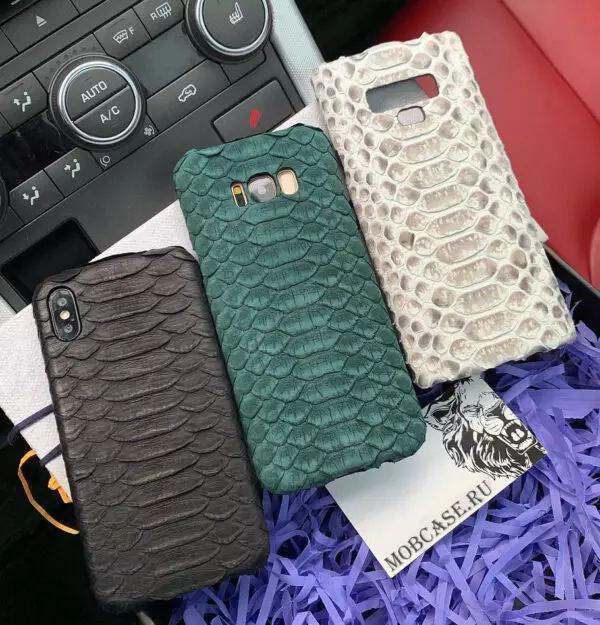 Эксклюзивный, кожаный чехол из кожи питона Mobcase 798 для iPhone 7, 8, 7 Plus, 8 Plus, X, XS, XSMAX, XR