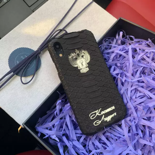 Именной чехол с большим с гербом здравоохранения России, Mobcase 735 для iPhone 7, 8, 7 Plus, 8 Plus, X, XS, XSMAX, XR