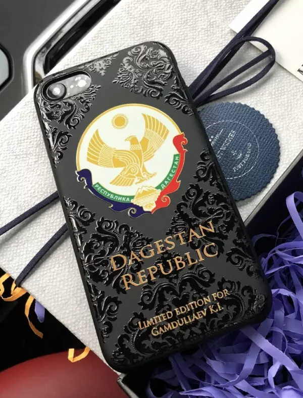 Именной чехол с принтом, гербом Дагестана Mobcase 613, для iPhone 7/8|7/8Plus|XXS|XSMAX|XR