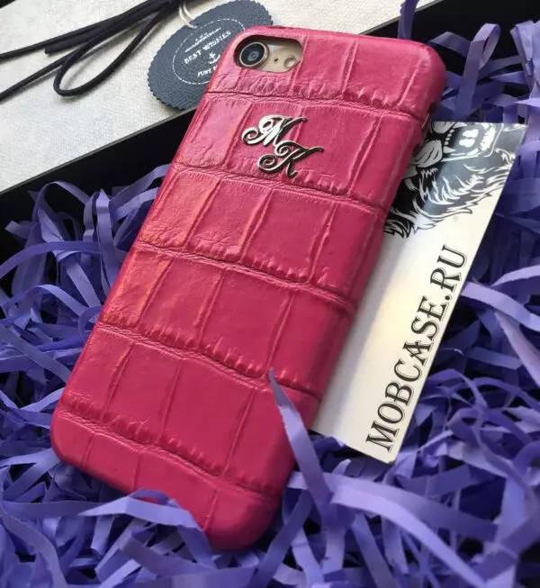 Именной, дорогой чехол из крокодиловой кожи Mobcase 615, для iPhone 7/8|7/8Plus|XXS|XSMAX|XR