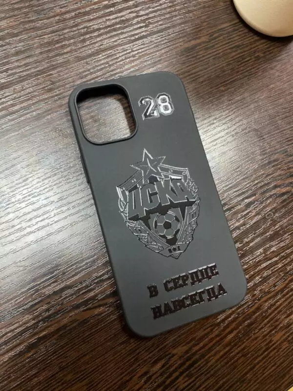 Эксклюзивный чехол ручной работы с логотипом ЦСКА Mobcase 1475