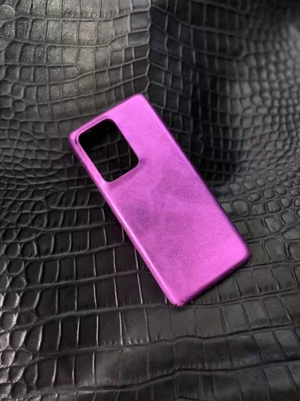 Пурпурный кожаный чехол Mobcase 1535 для Samsung Galaxy S21 Ultra