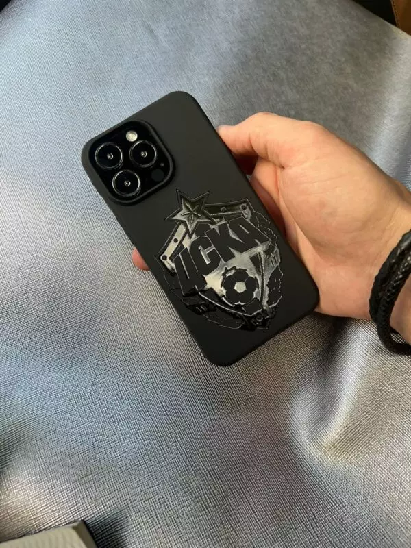 Эксклюзивный силиконовый чехол в стиле ЦСКА MobCase 1849