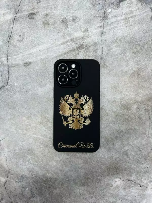 Чехол с короной и инициалами MobCase 1919 для iPhone